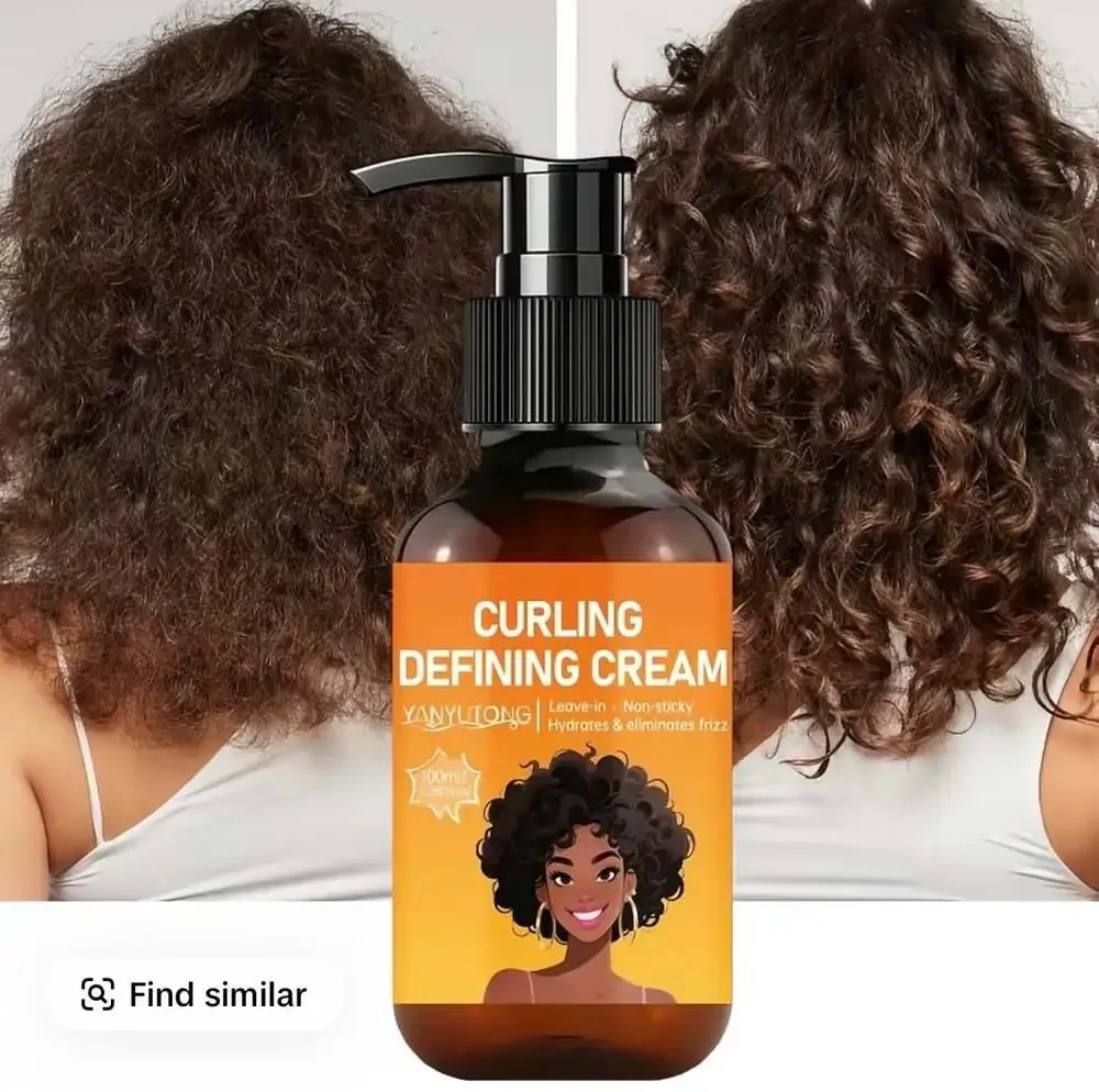 YANYUTONG Curl Defining Cream Leave-in Hydrating Anti-Frizz Hair Styling Cream